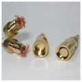 Kqueebee 6 Pcs Accessories: 4 Pcs Gold Plated Banana Plugs 4Mm LL68-4BP1 & 2 Pcs Car Stereo Screw Cup Connectors Subwoofer Plugs 2-Way Speaker Box Terminal Binding Post. 
