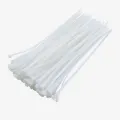 50 Pcs Cable Ties 100 Mm (4 Inch)  White Nylon Cable Tie Zip Wire. 