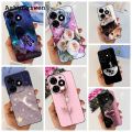 Ashunqiwen Cover For Tecno Spark Go 2024 BG6 Case Luxury Flower Girl TPU Soft Cover For Spark Go 2024 Pop 8 6.6 Phone Case Coque. 