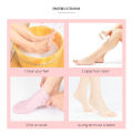 Women Comfortable Breathable Silicone Exfoliating Foot Care Ankle Sock. 