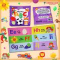 Dreamland Baby My First Cloth Book ABC with Squeaker and Crinkle Paper Cloth Books for Toddler Kids Early Development Cloth Book. 