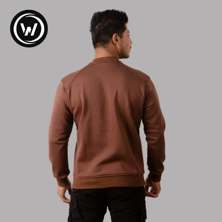 Wraon%20Brown%20Cotton%20Premium%20Inner%20Fleece%20Sweatshirt%20For%20Men%20-%20Fashion%20%7C%20Streetwear%20%7C%20Sweatshirts%20For%20Men%20%7C%20Men's%20Wear%20%7C%20-%20Image%204
