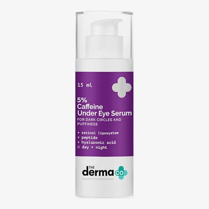The Derma Co 5% Caffeine Under eye Serum for Dark Circles & Puffiness ...