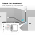 No Neutral Required Tuyasmart 2 Gang Mini Switch Module. 