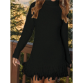 Womens Long Sleeve Sweater Dress. 