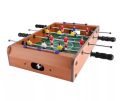 Tabletop Kids Play Foosball Indoor. 