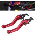 1Pair Universal Double Disc Motorcycle Brake Handle 6-position Adjustable Ergonomic Motorcycle Brake Levers Aluminum Durable Brake Clutch Levers Motocross Modification Parts. 