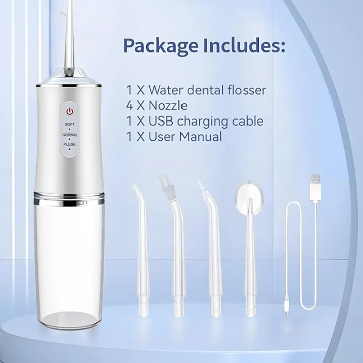 Electric%20Dental%20Oral%20Irrigator%20Water%20Flosser%20Pick%20for%20Teeth%20Cleaner%20Thread%20Mouth%20Washing%20Machine%204%20Nozzles%20Dental%20Floss%20Jet%20-%20Image%202