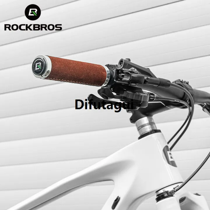 Difutagui%20ROCKBROS%20Bicycle%20Grips%20MTB%20Handlebar%20Grips%20Non-Slip%20Mountain%20Bargain%20price%20Bike%20Handle%20Leather%20Comfortable%20Soft%20Double%20-%20Image%206