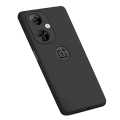 Case for OnePlus Nord CE 3 Lite 5G - Logo cut Soft Micro-Fibre Lining Inside Silicone Phone Back Cover. 