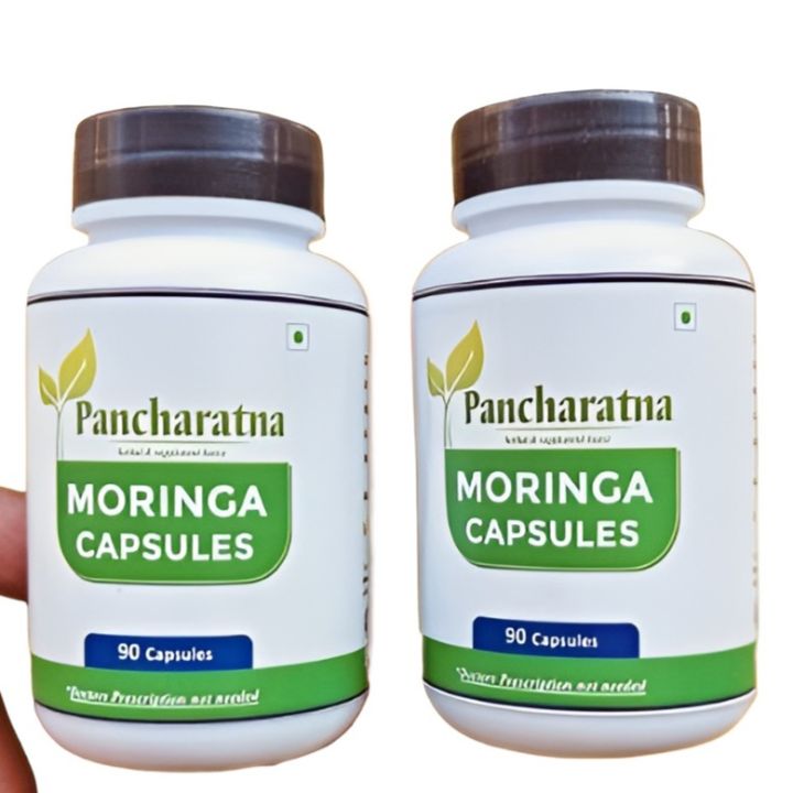 Moringa Capsule For Good HEalth 90+90=180 Cap Pancharatna Herbal And Supplement House