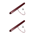 ARELENE 2Pcs Red 15 Inch 11 LED Light Bar Stop Turn Tail 3Rd Brake Light Truck Trailer Identification Id Bar Waterproof. 