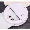 LED Ring Light Selfie Night Flasher for IPhone 7/ Samsung/ Xiaomi Smart Phone (Include AAA Batteries ). 