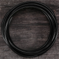 6mm x 4mm Pneumatic Air Compressor PU Hose Pipe 3 Meters Black. 