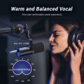 TONOR Dynamic Microphone, USB/XLR PC Microphone for Podcast, Recording, Live Streaming & Gaming, XLR Cardioid Studio Mic Music Voice-Over with Quick Mute, Headphone Output, Volume Control TD510. 