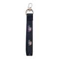 Fashionable Fabric Print Lanyard Hook & Ring Keychain / Keyring (6 x 1 Inch): Perfect For Both Boys And Girls!. 