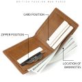 Large Capacity Two Fold Wallet Business Leisure Multi-position Men's Short Wallet PU Leather Soft Male Leather Purse Male. 