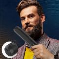 Cordless for Men Beard Straightener:Heated Beard Brush, Electric Hot Comb, Anti-Scald Mini Straightening Tool. 