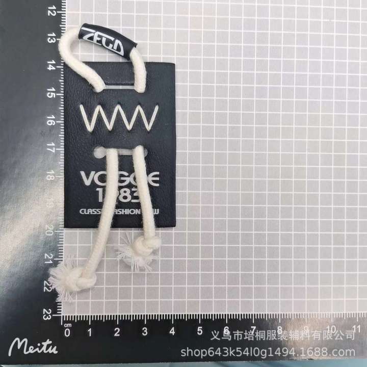 Korean%20Version%20English%20Leather%20Embroidery%20Washable%20Woven%20Mark%20Childrens%20Clothing%20Label%20Bag%20Fabric%20Patch%20X20%20-%20Image%206