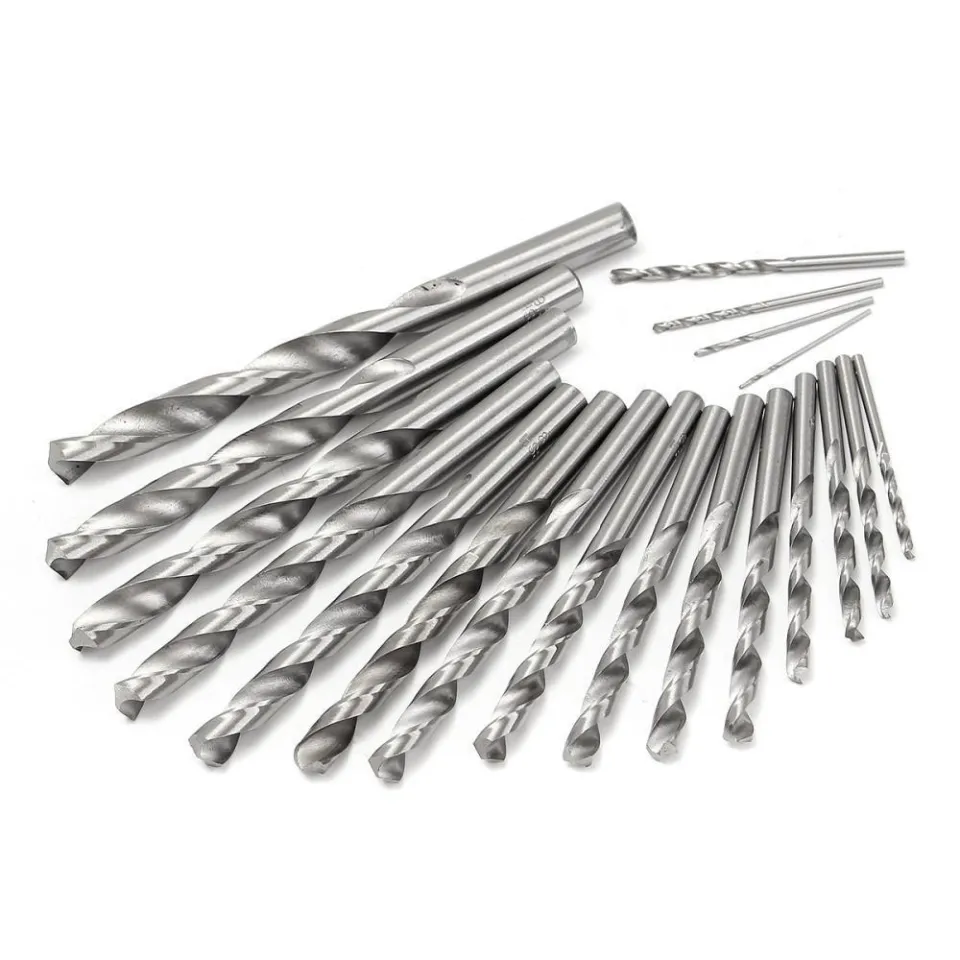 19PCS HSS High Speed Steel Diamond Drill Bit Set Coated Twist 1.5mm 10mm Daraz .np