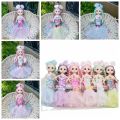 Fashion BJD Mermaid Bjd Mermaid Doll Toy Joint Movable Dress-up Toy Bjd Princess Mermaid Doll with Sequin Clothes Detachable BJD 13 Joints Movable Doll Toy for Kid. 