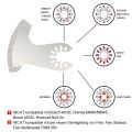 Professional Cemented Carbide Multitool Saw Rust Resistant Fast Cutting Diamond Oscillating Saw Triangle Saw Marble Cutting. 