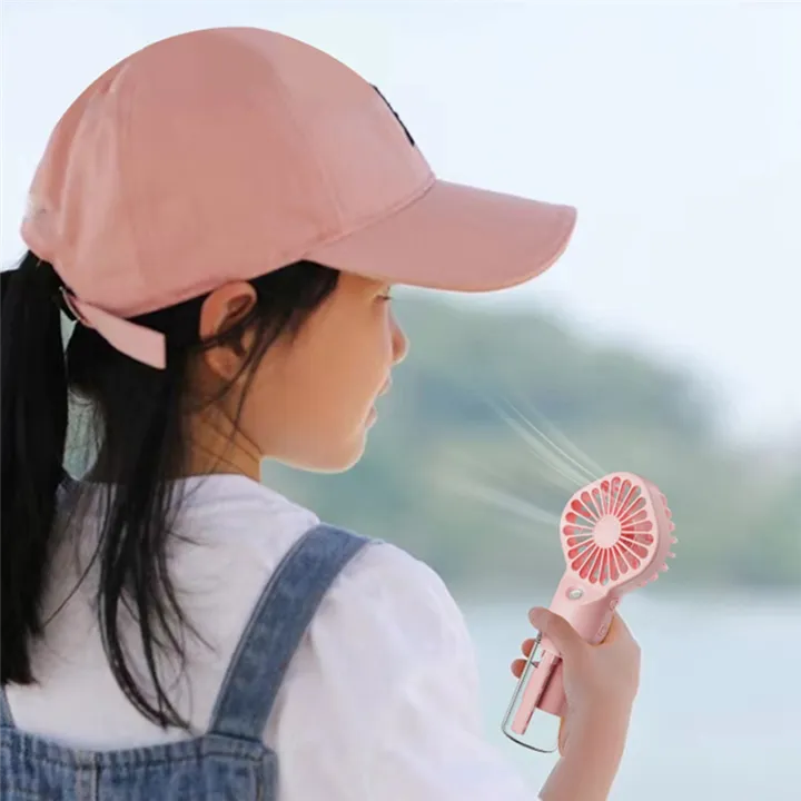 Fullhaodd%20Portable%20Handheld%20Fan%20Water%20Mist%20Fan%20Student%20Dormitory%20Mini%20Fan%20Summer%20Supplies%20Outdoor%20Cooling%20Tool,White%20-%20Image%202