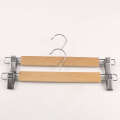 Yunxi Clothing Store Solid Wood Natural Color Men Women Children Pants Wooden Household Rack Skirt Clip. 