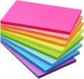 Pack of 2- Multicolor Sticky Note Pad (3 Inches x 5Inches) multi Colour Sticky Notes Book Mark Memo Pad Paper Pack of 100. 