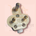 240v 6 Amp 3 Pin Top Plug - Made in India. 