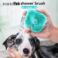 DISICHEN New style New Bathroom Cat Cleaning Brush Bath Massage Gloves Brush Soft Safety Silicone Pet Accessories for Cats Dogs Grooming Supplies. 