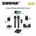 Shure UK28 DUAL Professional UHF Wireless Microphone System Karaoke/Vocal Mic handheld microphone || Sold By Watch House. 