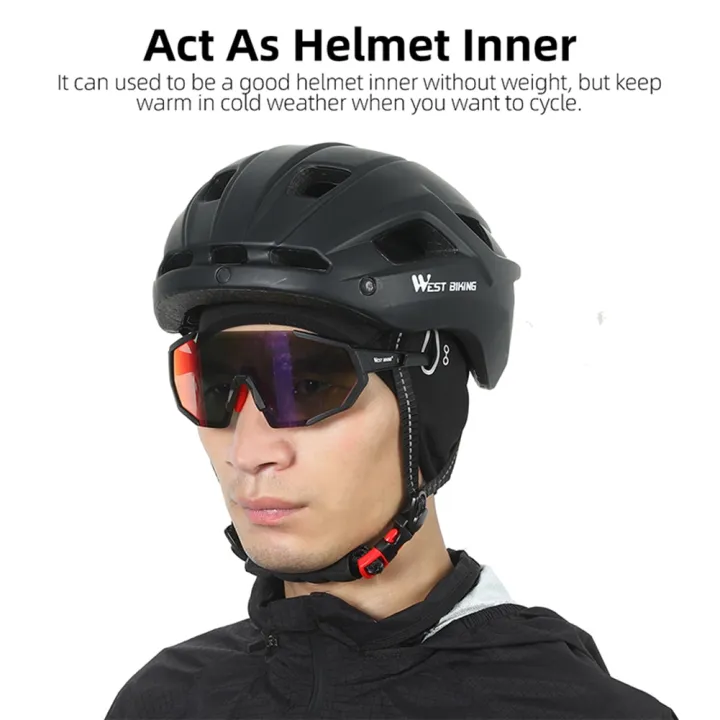 WEST%20BIKING%20Cycling%20Caps%20Winter%20Under%20MTB%20Helmet%20Liner%20Fleece%20Hat%20For%20Men%20Bicycle%20Skiing%20Beanie%20Running%20Hiking%20Skullcaps%20-%20Image%205