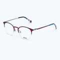 Purple Metal Frame Glass  Crizal Sapphire 360 UV. 