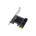 Expansion Card PCIE to SATA3.0 Expansion Card 4 Port SATA III 6G for SSD HDD IPFS Mining. 