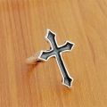 European and American Retro Personality Hip-Hop Fashion Cross Ring for Men and Women, Oil Drip Punk Trendy Handmade Ancient Style Ring. 