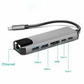 USB C HUB to Multi USB 3.0 HDMI Adapter Dock for MacBook Pro Accessories USB-C Type C 3.1 Splitter 3 Port. 