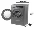 Hitachi  8 kg Fully  Automatic invertor Front load Washing Machine BD80CVE 3C (SL). 