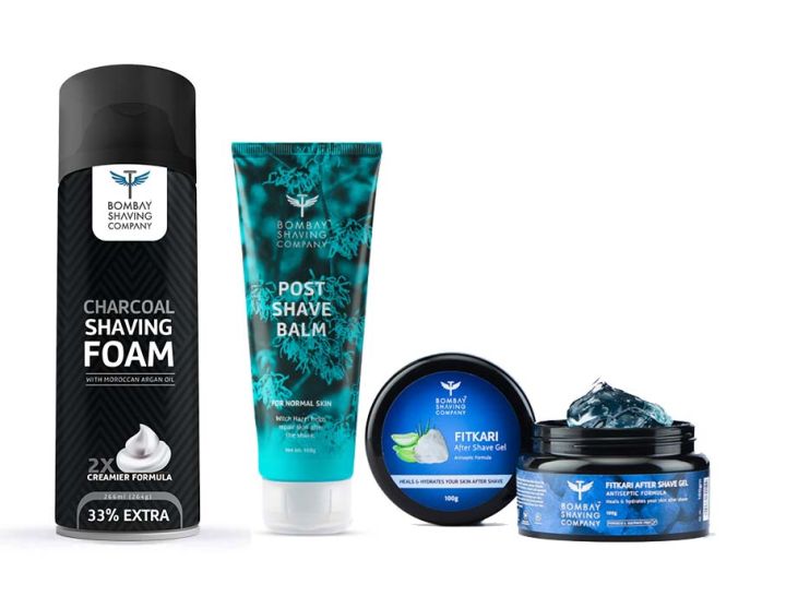 Bombay Shaving Company Bsc Men'S Grooming Combo-Charcoal Foam