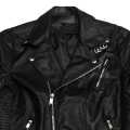 Black Hankuliu Leather Jacket For Men. 