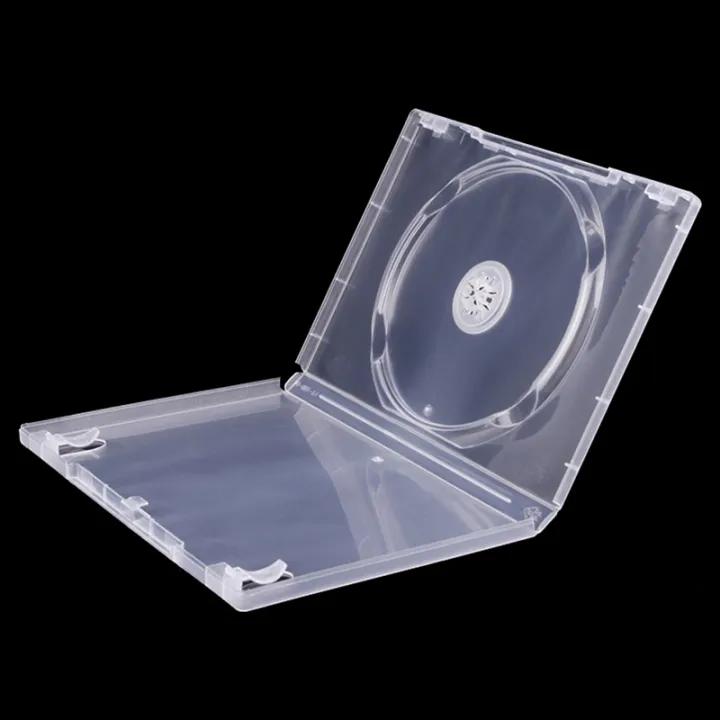 Transparent Bottom CD Box Empty CD Case PP Plastic Milky Transparent CD ...