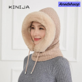 Anedshaop Winter Hats for Women Balaclava Fur Beanie Warm Bonnets Wholesale New Hat Scarf Mask Set Lil Peep Plush Female Winter Head Hood 2021. 