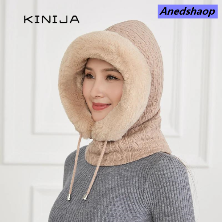 Anedshaop%20Winter%20Hats%20for%20Women%20Balaclava%20Fur%20Beanie%20Warm%20Bonnets%20Wholesale%20New%20Hat%20Scarf%20Mask%20Set%20Lil%20Peep%20Plush%20Female%20Winter%20Head%20Hood%202021%20-%20Image%205
