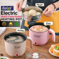 Relax Comfort Multifunctional Electric Cooker | 1.8L Mini Hot Pot with Electric Heating | Home Momo Steamer, Multifunction Electric Mini Cooking Pot, Frying Pan Electric Cooker, Rice Cooker, Momo Maker, Travel-Friendly Cooker | Relax comforts. 