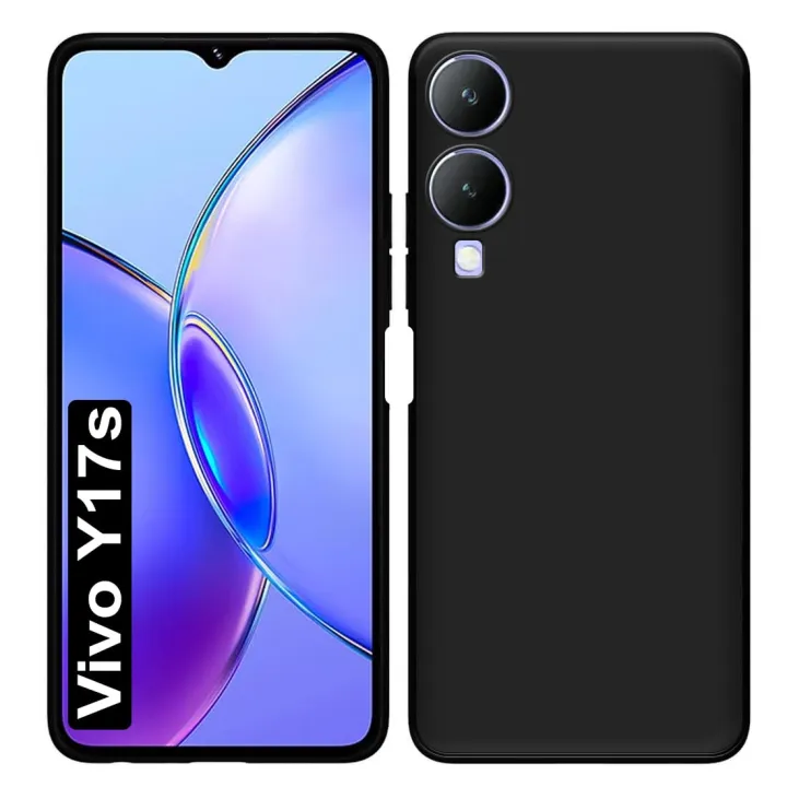 Back%20Cover%20for%20Vivo%20Y17s%20Back%20Cover%20Case%20-%20Black%20Silicon%20-%20Image%204