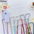 Neck Strap Lanyard Cord Rope Transparent Phone Case For Samsung S24 S23 S22 Plus S21 FE S20 Ultra S10 Soft Silicone Cover. 
