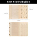 Women Bra Extension Strap Extenders 2/3/4Rows 3/4 Buckles Elastic Extender Adjustable Bra Accessories HELIN. 