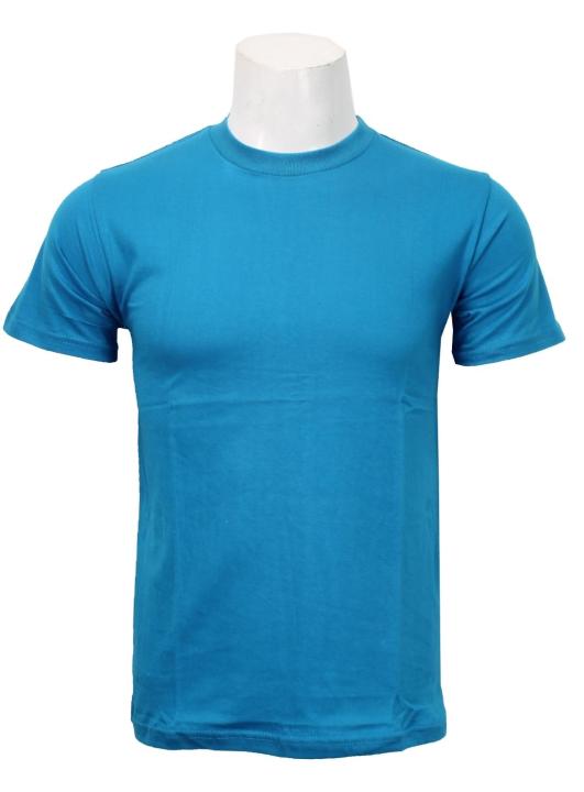 Round Neck T-Shirt- Blue