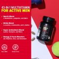 GNC Mega Men Sport Multivitamin- 60 Tablets With Supports Muscle Performance & Recovery, Made For Fitness Lifestyle. 