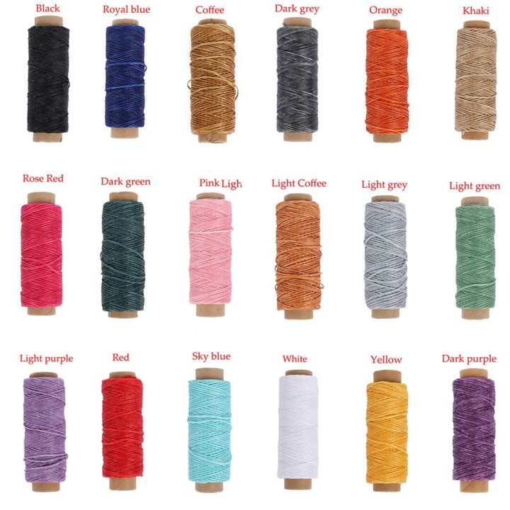50Meters%20Durable%20DIY%20Flat%20Hand%20Stitching%20Leather%20Waxed%20Thread%20Sewing%20Line%20Cord%20-%20Image%205